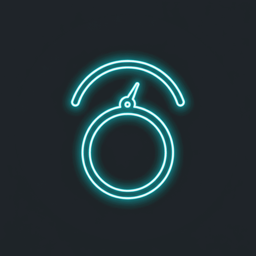 Icoon: verbruiksmeter, voor betalen per gebruik.